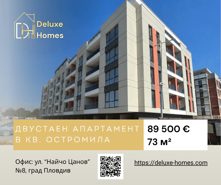 Двустаен апартамент ПРЕД АКТ 16 - кв. Остромила